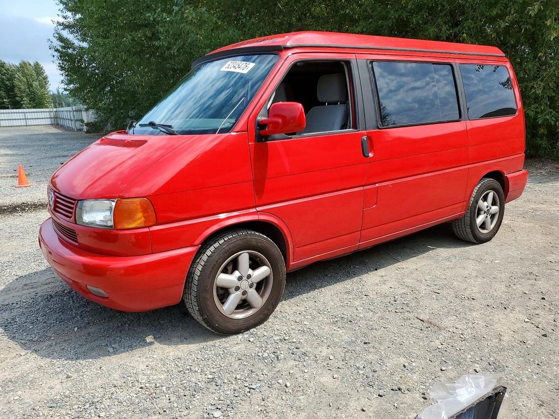 2002 VOLKSWAGEN EUROVAN